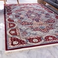 thumbnail image 1 of Unique Loom Narenj Collection Area Rug - Glasgow (3' 1" x 5' 3" Rectangle Burgundy/Blue), 1 of 6