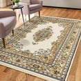 thumbnail image 1 of Unique Loom Narenj Collection Area Rug - Windsor (10' x 13' 1" Rectangle Cream/Blue), 1 of 7