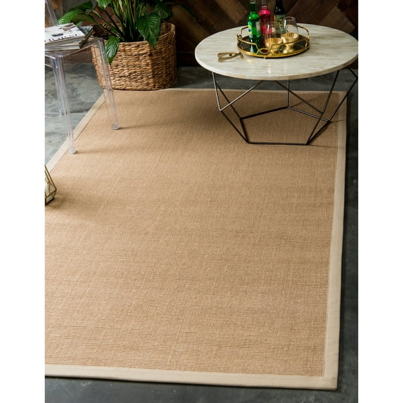 Unique Loom Natural Sisal Vintage Area Rug or Runner