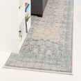thumbnail image 1 of Unique Loom New Classical Collection Area Rug - Apollo (2' 7" x 10' Runner Light Blue/Ivory), 1 of 6