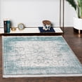 thumbnail image 1 of Unique Loom New Classical Collection Area Rug - Apollo (4' Square Light Blue/Ivory), 1 of 6