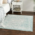 thumbnail image 1 of Unique Loom New Classical Collection Area Rug - Olympia (8' Square Light Blue/Ivory), 1 of 7