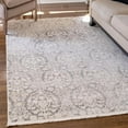 thumbnail image 1 of Unique Loom New Classical Collection Area Rug - Tyche (4' 1" x 6' 1" Rectangle Light Gray/Gray), 1 of 4