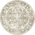 thumbnail image 1 of Unique Loom New Classical Round Distressed Traditional Area Rugs, Gray, 1 of 6