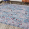 thumbnail image 1 of Unique Loom Maahru Collection Area Rug - New Moon (10' 6" Square Blue/Gray), 1 of 7
