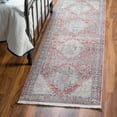 thumbnail image 1 of Unique Loom Noble Collection Area Rug - Elizabeth (2' 7" x 10' Runner Rose Rust/Beige), 1 of 7