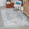 thumbnail image 1 of Unique Loom Noble Collection Area Rug - Elizabeth (8' x 10' Rectangle Blue/Gray), 1 of 6