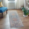 thumbnail image 1 of Unique Loom Noble Collection Area Rug - Henry (2' 7" x 10' Runner Blue/Beige), 1 of 7