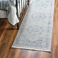 thumbnail image 1 of Unique Loom Noble Collection Area Rug - Victoria (2' 2" x 5' 11" Runner Gray/Blue), 1 of 7