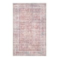 thumbnail image 1 of Unique Loom Nostalgia Collection Area Rug - Euphoria (2' x 3' 1" Rectangle Rust Red and Brown/Beige), 1 of 12