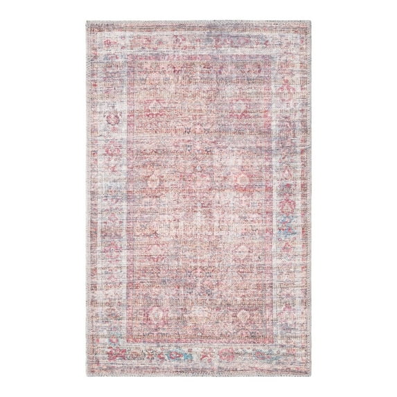 Unique Loom Nostalgia Collection Area Rug - Euphoria (2' x 3' 1" Rectangle Rust Red and Brown/Beige)