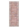 thumbnail image 1 of Unique Loom Nostalgia Collection Area Rug - Euphoria (2' x 5' 1" Runner Rust Red and Brown/Beige), 1 of 12