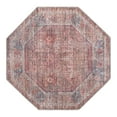 thumbnail image 1 of Unique Loom Nostalgia Collection Area Rug - Euphoria (5' 3" Octagon Rust Red and Brown/Beige), 1 of 12