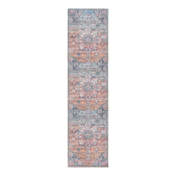 Unique Loom Nostalgia Collection Area Rug - Gem (2' x 8' Runner Multi/Beige)