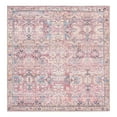 thumbnail image 1 of Unique Loom Nostalgia Collection Area Rug - Katie (5' 3" Square Pink/Blue), 1 of 12