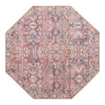 thumbnail image 1 of Unique Loom Nostalgia Collection Area Rug - Katie (7' 10" Octagon Pink/Blue), 1 of 11