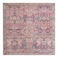 thumbnail image 1 of Unique Loom Nostalgia Collection Area Rug - Katie (7' 10" Square Pink/Blue), 1 of 12