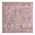 thumbnail image 1 of Unique Loom Nostalgia Collection Area Rug - Katie (7' 3" Square Pink/Blue), 1 of 12