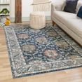 thumbnail image 1 of Unique Loom Nyla Collection Area Rug - Princess (5' 3" x 8' Rectangle Blue/Dark Gray), 1 of 6