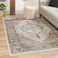thumbnail image 1 of Unique Loom Nyla Collection Area Rug - Winner (5' 3" x 8' Rectangle Ivory/Dark Gray), 1 of 6