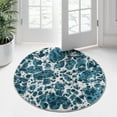 thumbnail image 1 of Unique Loom Oasis Collection Area Rug - Breeze (7' Round Blue/Navy Blue), 1 of 6