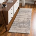 thumbnail image 1 of Unique Loom Oasis Collection Area Rug - Calm (2' x 12' Runner Cream/Ivory), 1 of 7