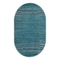 thumbnail image 1 of Unique Loom Oasis Collection Area Rug - Calm (5' x 8' Oval Blue/Navy Blue), 1 of 10