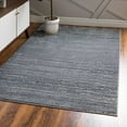 thumbnail image 1 of Unique Loom Oasis Collection Area Rug - Calm (5' x 8' Rectangle Gray/Ivory), 1 of 7