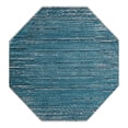 thumbnail image 1 of Unique Loom Oasis Collection Area Rug - Calm (6' Octagon Blue/Navy Blue), 1 of 10