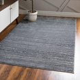 thumbnail image 1 of Unique Loom Oasis Collection Area Rug - Calm (9' x 12' Rectangle Gray/Ivory), 1 of 7