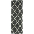 thumbnail image 1 of Unique Loom Opulence Trellis Shag Geometric Area Rug or Runner, 1 of 3