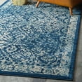 thumbnail image 1 of Unique Loom Oslo Collection Area Rug - Christianshavn (5' x 8' Rectangle Navy Blue/Beige), 1 of 7