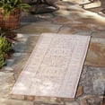 thumbnail image 1 of Unique Loom Outdoor Aztec Collection Area Rug - Chalca (2' 7" x 12' Runner Pink/Ivory), 1 of 7