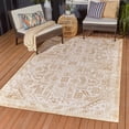 thumbnail image 1 of Unique Loom Outdoor Aztec Collection Area Rug - Coba (5' 3" x 8' Rectangle Natural/Ivory), 1 of 7