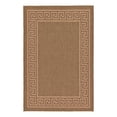 thumbnail image 1 of Unique Loom Outdoor Border Collection Area Rug - Greek Key (7' 1" x 10' Rectangle Brown/Light Brown), 1 of 10