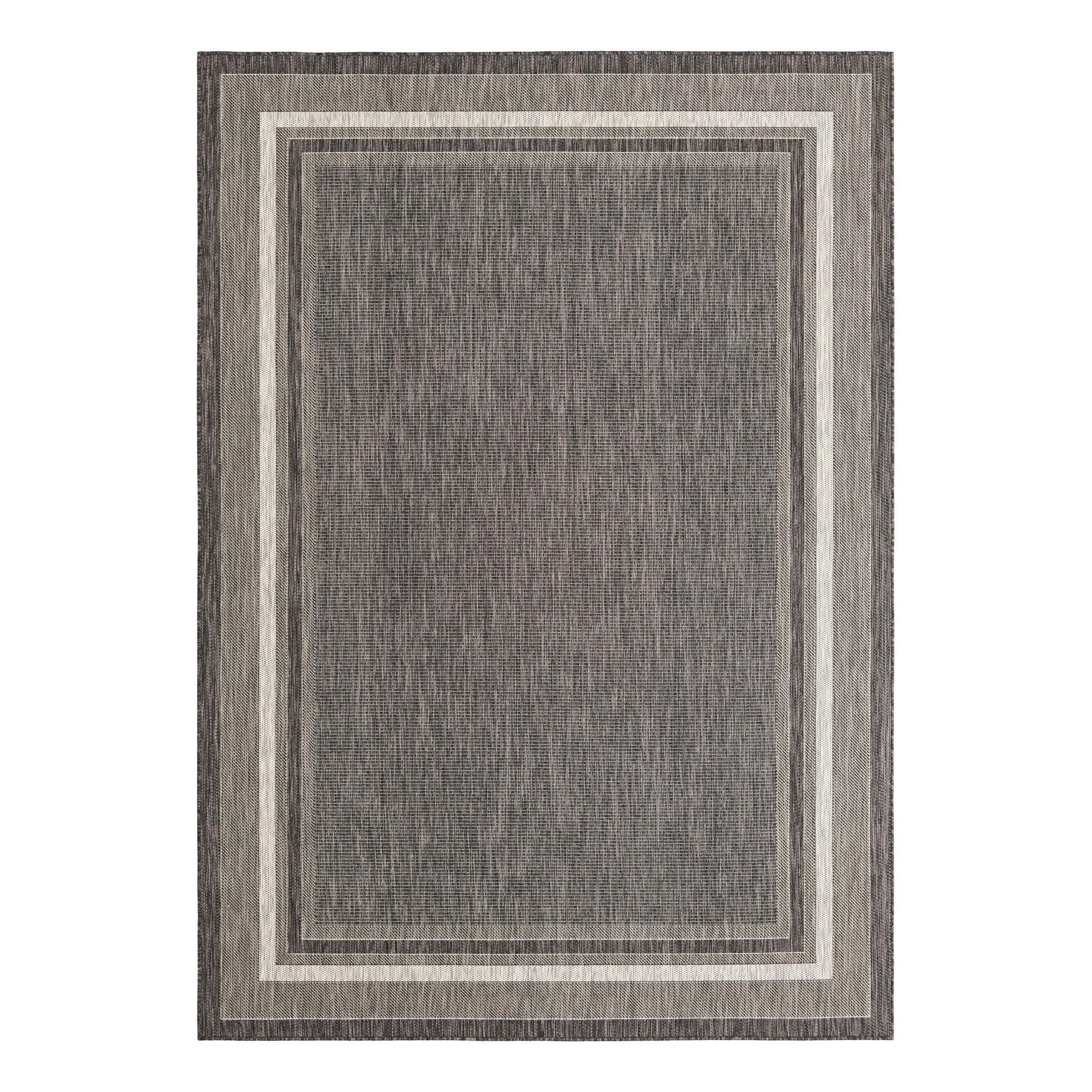 Unique Loom Outdoor Border Collection Area Rug - Soft Border (7' 1