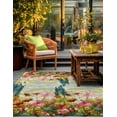 thumbnail image 1 of Unique Loom Outdoor Botanical Collection Area Rug - Verdant (8' Square Multi/Green), 1 of 9