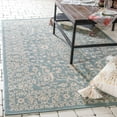thumbnail image 1 of Unique Loom Outdoor Botanical Collection Area Rug - Allover (8' x 11' 4" Rectangle Light Blue/Beige), 1 of 7