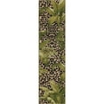 thumbnail image 1 of Unique Loom Outdoor Botanical Collection Area Rug - Andromeda (2'  x 8' Runner Green/Ivory), 1 of 6