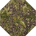 thumbnail image 1 of Unique Loom Outdoor Botanical Collection Area Rug - Andromeda (7' 10" Octagon Green/Ivory), 1 of 6