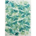 thumbnail image 1 of Unique Loom Outdoor Botanical Collection Area Rug - Beryl (10'  x 14' 2" Rectangle Blue Green/Light Blue), 1 of 7