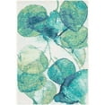 thumbnail image 1 of Unique Loom Outdoor Botanical Collection Area Rug - Beryl (2'  x 3' 1" Rectangle Blue Green/Light Blue), 1 of 7