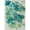 thumbnail image 1 of Unique Loom Outdoor Botanical Collection Area Rug - Beryl (5' 3" x 8' Rectangle Blue Green/Light Blue), 1 of 7