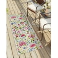 thumbnail image 1 of Unique Loom Outdoor Botanical Collection Area Rug - Buttercup (2' 7" x 12' Runner Multi/Blue), 1 of 11