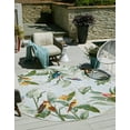 thumbnail image 1 of Unique Loom Outdoor Botanical Collection Area Rug - Chanticleer (3' 1" Round Multi/Blue), 1 of 7