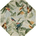 thumbnail image 1 of Unique Loom Outdoor Botanical Collection Area Rug - Chanticleer (7' 1" Octagon Multi/Blue), 1 of 5