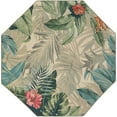 thumbnail image 1 of Unique Loom Outdoor Botanical Collection Area Rug - Kula (7' 1" Octagon Multi/Gray), 1 of 4