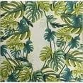 thumbnail image 1 of Unique Loom Outdoor Botanical Collection Area Rug - Longwood (12'  Square Green/Olive), 1 of 7