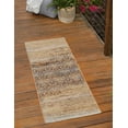 thumbnail image 1 of Unique Loom Outdoor Botanical Collection Area Rug - Transitional (2' 7" x 5' 3" Runner Beige/Blue), 1 of 11