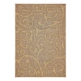 thumbnail image 1 of Unique Loom Outdoor Botanical Collection Area Rug - Vine (4' x 6' Rectangle Light Brown/Brown), 1 of 10